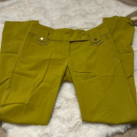 ❤️ 2 pc bundle BEGONVILLE pants set size 0 in mustard green Mittoshop Top size M - Picture 4 of 16